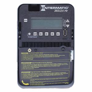 INTERMATIC ET2145C Elektronischer Timer, 4 Kanäle, 120 bis 277 V AC, SPST, 30 A, 24 Std. Max. Zeiteinstellung | CJ2CGF 52RU41