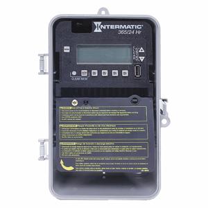 INTERMATIC ET2145CP Electronic Timer, 4 Channels, 120 to 277V AC, SPST, 30A, 24 Hr. Max. Time Setting | CJ2CGK 52RU42