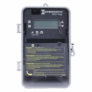 INTERMATIC ET2715CP Electronic Timer, 1 Channels, 120 to 277V AC, SPDT, 30A, 7 Day Max. Time Setting | CJ2CGY 52RU48