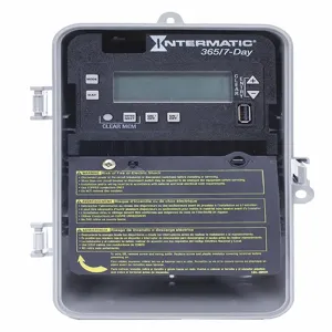 INTERMATIC ET2725CP Electronic Timer, 7/365 Days Operation Mode, 2 Channels, Spst, 120 To 277VAC | CH6PDA 52RU51