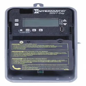 INTERMATIC ET2725CR Electronic Timer, 7/365 Days Operation Mode, 2 Channels, Spst, 120 To 277VAC | CH6PDB 52RU52