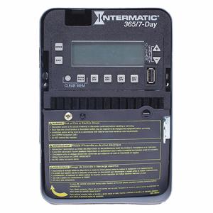 INTERMATIC ET2745C Electronic Timer, 4 Channels, 120 to 277V AC, SPST, 30A, 7 Day Max. Time Setting | CJ2CGV 52RU53
