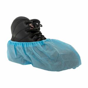 INTERNATIONAL ENVIROGUARD 3701B FirmGrip Blue Shoe Cover, Laminated Non-Woven, Ankle, Includes Slip Resistant Sole, Blue | CR4VFW 782T51