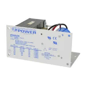 INTERNATIONAL POWER IP500U36 International Power Unregulated Linear Power Supply, 36 VDC At 13.3A/480W | CV7VMK