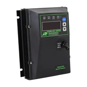 IRON HORSE GSD8-240-10N4X-A DC Digital Drive, 120/240 VAC, 1-Phase, 1Hp At 90 VDC And 2Hp At 180 VDC, 10A, Wall Mount | CV7HVX