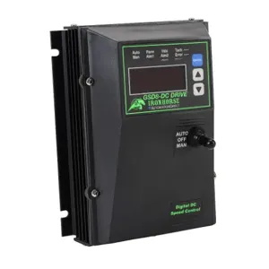 IRON HORSE GSD8-240-10N4X-U DC Digital Drive, 120/240 VAC, 1-Phase, 1Hp At 90 VDC And 2Hp At 180 VDC, 10A | CV7HVY