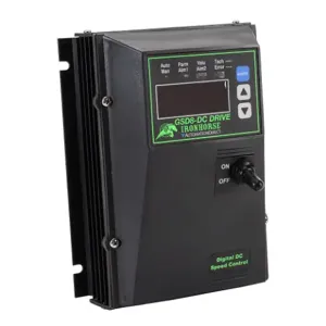 IRON HORSE GSD8-240-10N4X DC Digital Drive, 120/240 VAC, 1-Phase, 1Hp At 90 VDC And 2Hp At 180 VDC, 10A, Wall Mount | CV7HVW