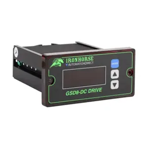 IRON HORSE GSD8-240-5C DC Digital Drive, 120/240 VAC, 1-Phase, 1/2Hp At 90 VDC And 1Hp At 180 VDC, 5A | CV7HVZ