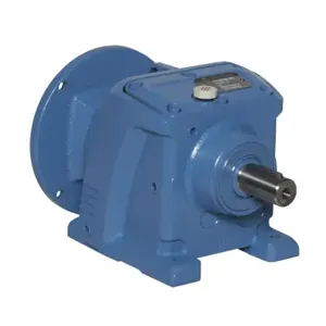 IRON HORSE HGR-37-010-A Heavy-Duty Helical Gearbox, 10:1 Ratio, 56C-Face Input, Inline, 1 Inch Dia. Output Shaft | CV7NZX