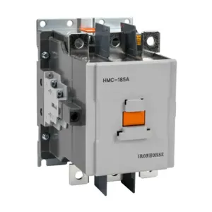 IRON HORSE HMC-185A30-22-FB Iec Contactor, 185A, 3 N.O. Power Poles, 2 N.O./2 N.C. Auxiliary Contacts | CV7FYN