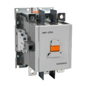 IRON HORSE HMC-225A30-22-FB Iec Contactor, 225A, 3 N.O. Power Poles, 2 N.O./2 N.C. Auxiliary Contacts | CV7FYR