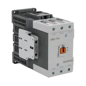 IRON HORSE HMC-75A30-22-DL Iec Contactor, 75A, 3 N.O. Power Poles, 2 N.O./2 N.C. Auxiliary Contacts | CV7QPN