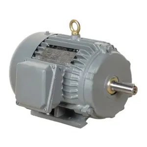 IRON HORSE MTCP2-001-3BD12 AC Induction Motor, General Purpose, 1Hp, 3-Phase, 230/460 VAC, 1200 rpm, TEFC, 145T Frame | CV7BJT