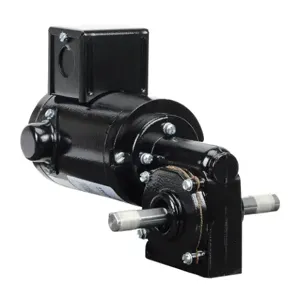 IRON HORSE MTGR-P07-1J036 Right Angle Dual Shaft DC Gear Motor, 1/15Hp, 12 VDC, 36 rpm, 50 Lb-In Full Load Torque | CV7UAA