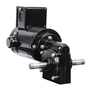 IRON HORSE MTGR-P07-1J084 Right Angle Dual Shaft DC Gear Motor, 1/15Hp, 12 VDC, 84 rpm, 34 Lb-In Full Load Torque | CV7UAB