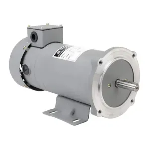 IRON HORSE MTPM-001-1L18 DC Permanent Magnet Motor, 1Hp, 90 VDC, 1800 rpm, TEFC, 56C Frame, Rolled Steel | CV7UAM