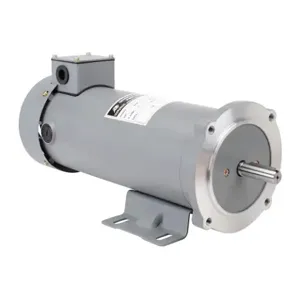 IRON HORSE MTPM-1P5-1L18 DC Permanent Magnet Motor, 1-1/2Hp, 90 VDC, 1800 rpm, TEFC, 56C Frame, Rolled Steel | CV7UAQ