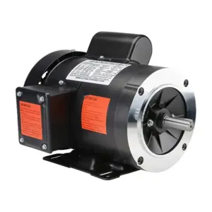 IRON HORSE MTR2-P75-1AB18 AC Induction Motor, General Purpose, 3/4Hp, 1-Phase, 115/230 VAC, 1800 rpm, TEFC | CV7BNJ