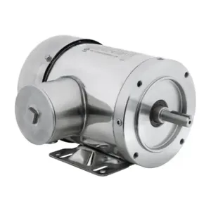 IRON HORSE MTSP-P33-3BD18 AC Induction Motor, Washdown, 1/3Hp, 3-Phase, 208-230/460 VAC, 1800 rpm, TEFC, 56C Frame | CV7BRZ