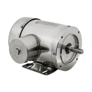 IRON HORSE MTSP-P50-3BD18 AC Induction Motor, Washdown, 1/2Hp, 3-Phase, 208-230/460 VAC, 1800 rpm, TEFC, 56C Frame | CV7BTE