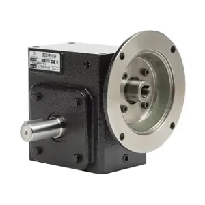 IRON HORSE WG-206-015-L Heavy-Duty Worm Gearbox, 15:1 Ratio, 56C-Face Input, Left Hand, 1 Inch Dia. Output Shaft | CV7PKE