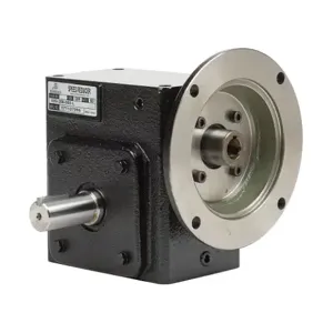 IRON HORSE WG-206-060-L Heavy-Duty Worm Gearbox, 60:1 Ratio, 56C-Face Input, Left Hand, 1 Inch Dia. Output Shaft | CV7PKT