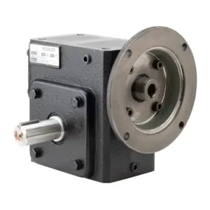 IRON HORSE WG-237-015-D Heavy-Duty Worm Gearbox, 15:1 Ratio, 56C-Face Input, Dual, 1.125 Inch Dia. Output Shaft | CV7PLD