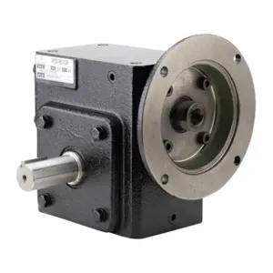 IRON HORSE WG-237-060-D Heavy-Duty Worm Gearbox, 60:1 Ratio, 56C-Face Input, Dual, 1.125 Inch Dia. Output Shaft | CV7PLR