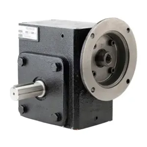 IRON HORSE WG-262-015-D Heavy-Duty Worm Gearbox, 15:1 Ratio, 56C-Face Input, Dual, 1.125 Inch Dia. Output Shaft | CV7PME