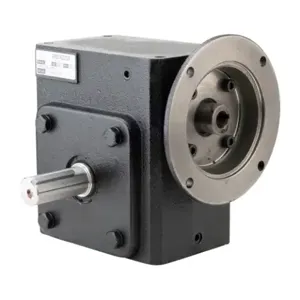 IRON HORSE WG-262-040-D Heavy-Duty Worm Gearbox, 40:1 Ratio, 56C-Face Input, Dual, 1.125 Inch Dia. Output Shaft | CV7PMN