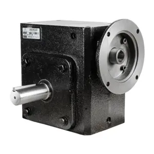 IRON HORSE WG-325-030-DB Heavy-Duty Worm Gearbox, 30:1 Ratio, 145Tc-Face Input, Dual, 1.375 Inch Dia. Output Shaft | CV7PNL