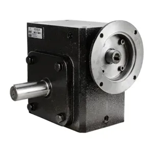 IRON HORSE WG-325-060-DA Heavy-Duty Worm Gearbox, 60:1 Ratio, 56C-Face Input, Dual, 1.375 Inch Dia. Output Shaft | CV7PPE