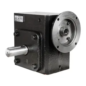 IRON HORSE WG-325-060-DB Heavy-Duty Worm Gearbox, 60:1 Ratio, 145Tc-Face Input, Dual, 1.375 Inch Dia. Output Shaft | CV7PPF