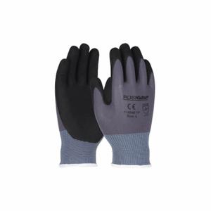 IRONCAT 715SNFTP/S Coated Glove, S, Sandy, Foam Nitrile, ANSI Abrasion Level 3, 12 Pack | CR4VPR 25UN75