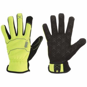 IRONCLAD EXO-HSY-04-L Mechanics Gloves, Size L, Mechanics Glove, Full Finger, Synthetic Leather, Yellow, 1 Pair | CR4WQG 45VK39
