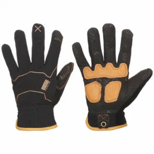 IRONCLAD EXO-MULR-05-XL Mechanics Gloves, Size XL, Mechanics Glove, Full Finger, Synthetic Leather, Black, 1 Pair | CR4WYL 45VL06