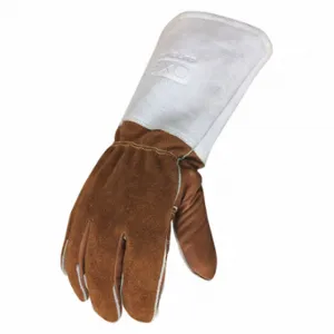 IRONCLAD EXO2-MWELG-03-M Welding Gloves, Wing Thumb, Cowhide, M Glove Size, Mig, Brown, Cowhide, 1 Pr | CR4XGV 165P87