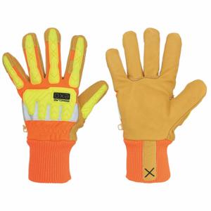 IRONCLAD G-EHVIP-02-S Leather Gloves, Size S, 20 Deg F Min Temp, ANSI Cut Level A1, Std, Drivers Glove, 1 Pair | CT2CEU 49GV16