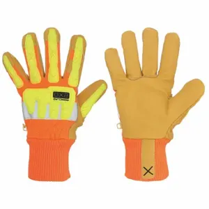 IRONCLAD G-EHVIP-03-M Leather Gloves, Size M, 20 Deg F Min Temp, ANSI Cut Level A1, Std, Drivers Glove, 1 Pair | CT2CET 49GV17