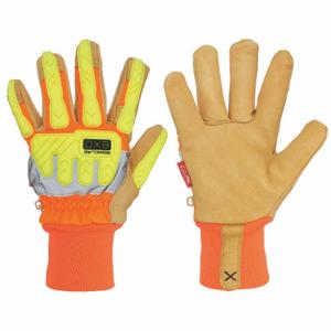 IRONCLAD G-EHVIP5-02-S Mechanics Gloves, Size S, 30 Deg F Min Temp, Pigskin, Knit Cuff, ANSI Cut Level A6, 1 Pair | CT3XYA 49GV21