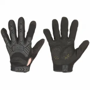 IRONCLAD G-EXTIBLK-03-M Tactical Glove, Stretch Polyester, Neoprene, Synthetic Leather and Foam Padding, M, 1 PR | CR4XFR 52JL41