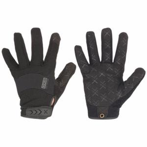 IRONCLAD G-EXTPBLK-05-XL Tactical Glove, Stretch Nylon, Neoprene, Synthetic Leather, Unlined, Black, XL, 1 PR | CR4XEN 52JK48
