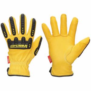IRONCLAD G-ILD-IMPC5-05-XL Leather Gloves, Size XL, Drivers Glove, Goatskin, Std, ANSI Cut Level A4, Full, 1 Pair | CR4WJL 49GV09