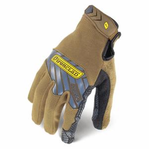 IRONCLAD IEX-PGG-06-XXL Mechanics Gloves, Size 2XL, Mechanics Glove, Full Finger, Hook-and-Loop Cuff, Brown | CR4XAM 493C18