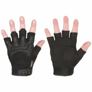 IRONCLAD IEXT-FIBLK-04-L Tactical Touchscreen Glove, Polyester, Nylon, Polyester, Black, L, 7 Inch Length, 1 PR | CR4VYR 493C36