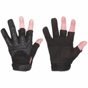 IRONCLAD IEXT-FRIBLK-01-XS Tactical Touchscreen Glove, Polyester, Nylon, Polyester, Black, XS, 1 PR | CR4VZJ 493C39
