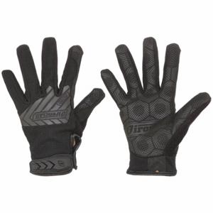 IRONCLAD IEXT-GBLK-23-M Tactical Touchscreen Glove, Polyester, Silicone, Polyester, Black, M, 8 Inch Length, 1 PR | CR4WAM 493C53