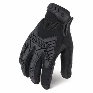 IRONCLAD IEXT-GIBLK-05-XL Tactical Touchscreen Glove, Polyester, Silicone, Polyester, Black, XL, 9 Inch Length, 1 PR | CR4WAT 493C63