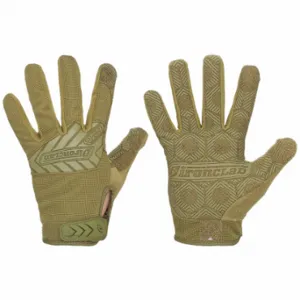 IRONCLAD IEXT-GODG-05-XL Tactical Touchscreen Glove, Polyester, Silicone, Polyester, Green, XL, 1 PR | CR4WBA 493C68