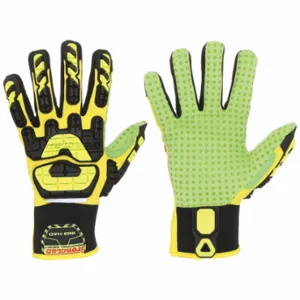 IRONCLAD INDI-HAD-03-M Mechanics Gloves, Size M, Riggers Glove, Full Finger, ANSI Impact Level 2, TPR, 4121 | CR4WUL 49DA23